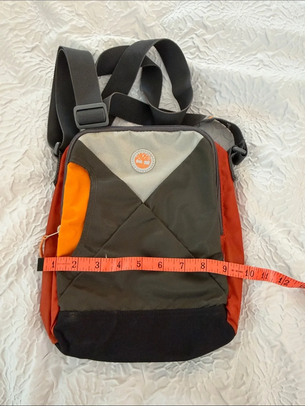 Timberland Olive, Orange & Gray Compact Crossbody Messenger